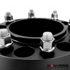 Ford Bronco Wheel Spacers - Set of 2 - 50MM - M12 - Mishimoto Borne Black Ford Bronco Wheel Spacers - Set of 2 - 50MM - M12 - Mishimoto Borne Black